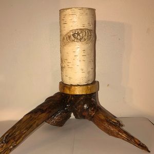 🪵🕯🪵Natural Wood Tree Root Abstract Candle Holder Base